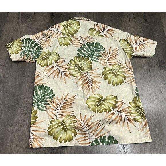 Pacific Legend Hawaiian Shirt Floral Made in USA Hawaii Palm Tree Camp Party M - Picture 8 of 8